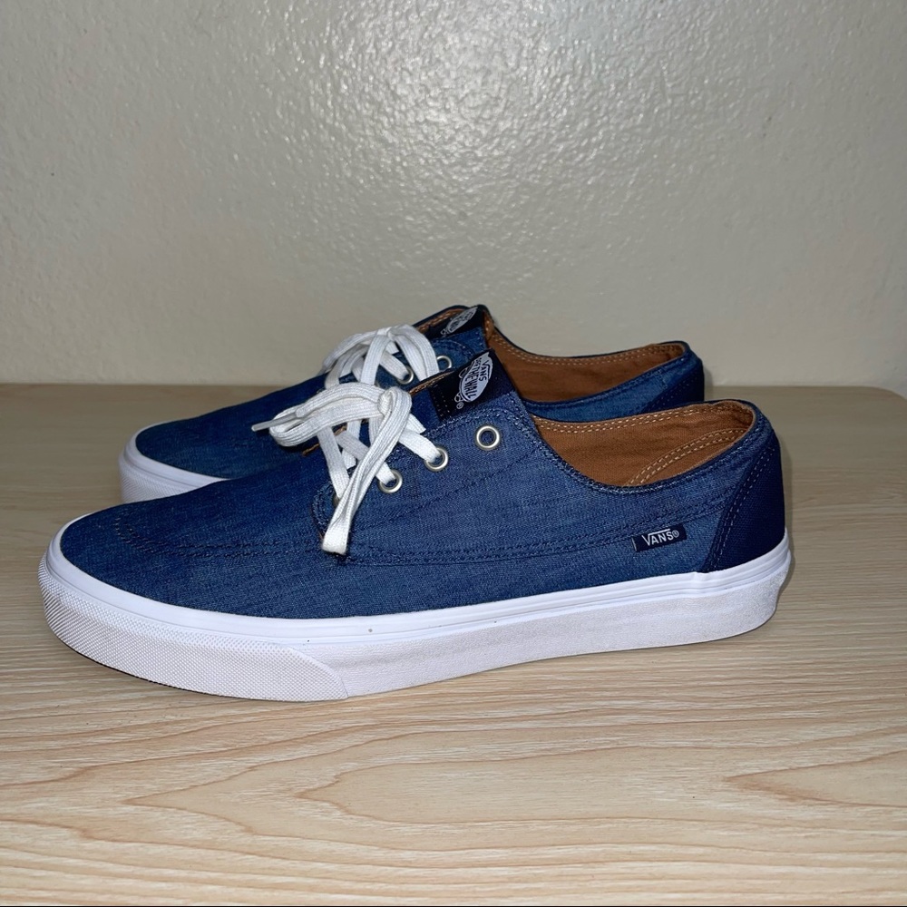 Vans blue denim sneakers